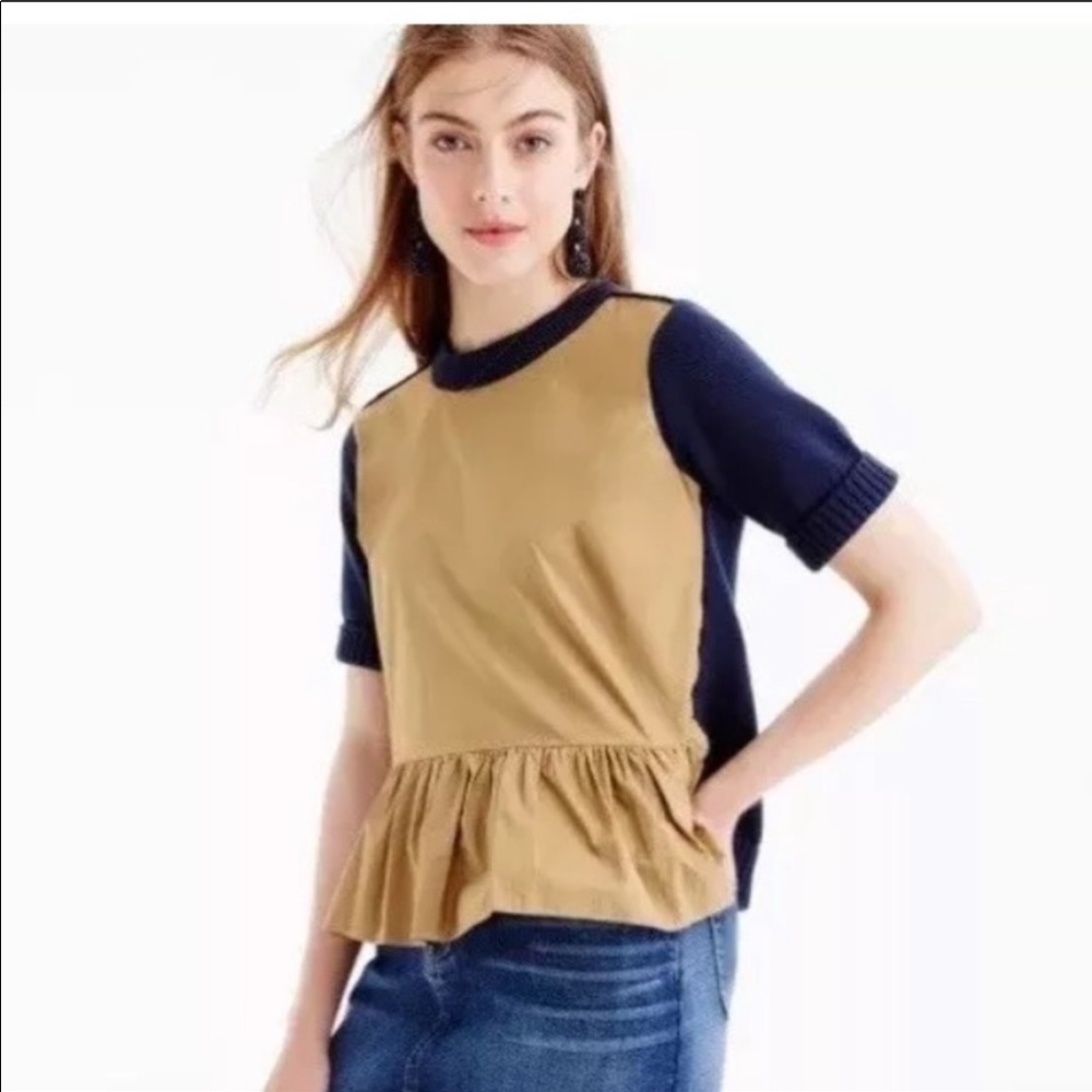 JCREW Peplum Sweater